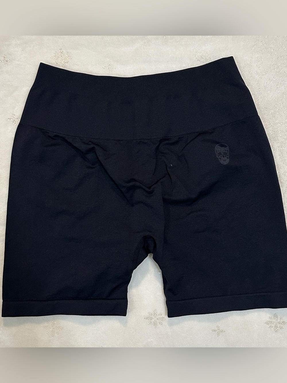 Gymreapers High-Rise Black Athletic Shorts